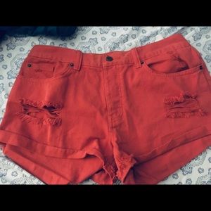 Cute new denim shorts!